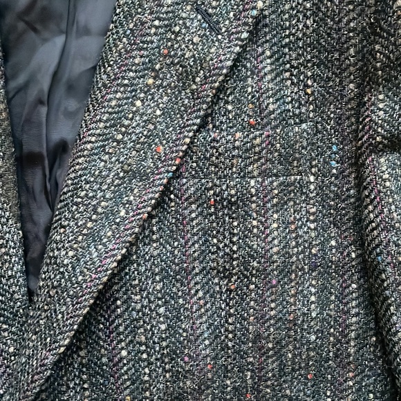 Givenchy Virgin Wool Multicolor Tweed Blazer | L - Picture 5 of 13
